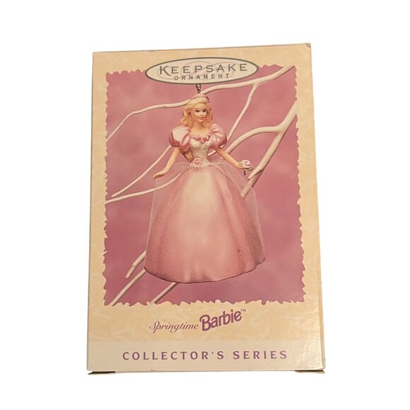 Springtime Barbie 1996 Hallmark Keepsake Ornament Collectors Series - Picture 1 of 2